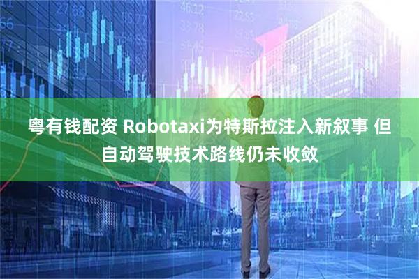 粤有钱配资 Robotaxi为特斯拉注入新叙事 但自动驾驶技术路线仍未收敛