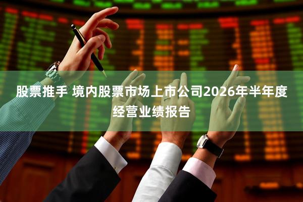 股票推手 境内股票市场上市公司2026年半年度经营业绩报告